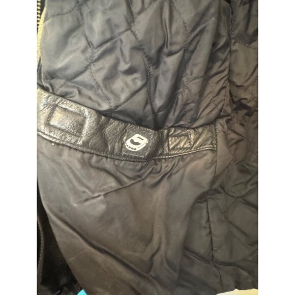 vintage Wilsons Leather bomber Black Jacket Mens S Genuine Leather Full-Zip Clas - Picture 8 of 8